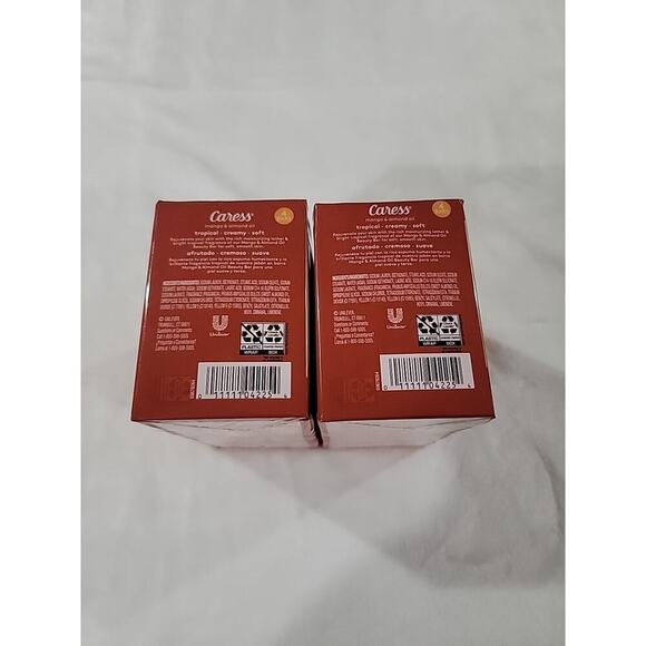Caress Rejuvenating Beauty Bar Soap Mango & Almond Oil - 2 Pack, 8 Bars Total - Picture 3 of 8